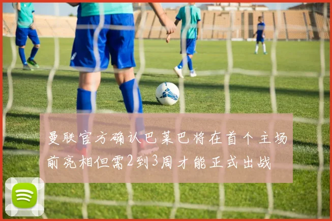 曼联官方确认巴莱巴将在首个主场前亮相但需2到3周才能正式出战